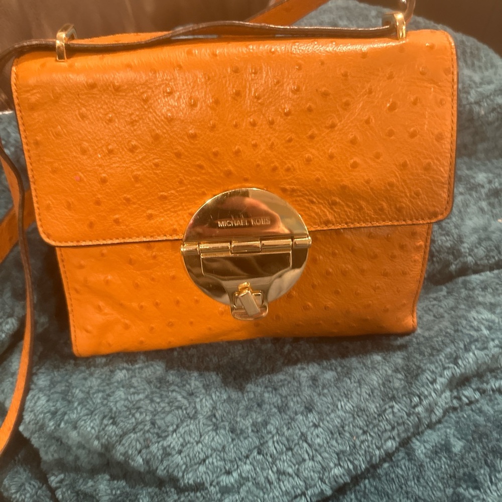 Michael Kors Vibrant Orange Crossbody Bag